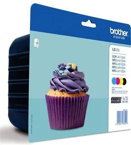Brother oryginalny ink / tusz LC-123VALBP, CMYK, 4x600s, Brother MFC-J4510 DW